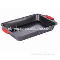 2015 Hot Multi-functional Metal Baking Cookie Sheet/Cookie Tray with silicone handle for safty cooking